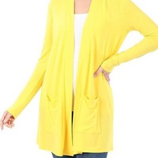 NEW Zenana M  Yellow Jersey