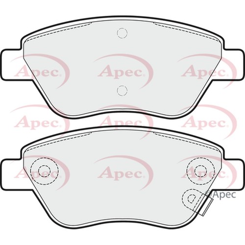 Brake pads set - set, for