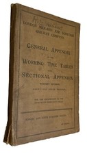 1937 LMS General And Sectional Appendix To Working Timetables Western Div. Crewe