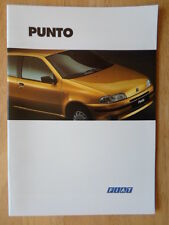 FIAT PUNTO Range orig 1994 UK Mkt Sales Brochure - SX TD ELX Cabrio GT