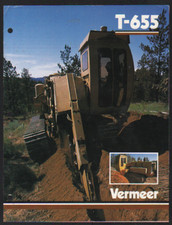 Vermeer "T-655" Drainage Trenching Machine Brochure Leaflet