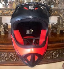 Azonic Fury Helmet/ Motorbike Helmet( Black and Red))