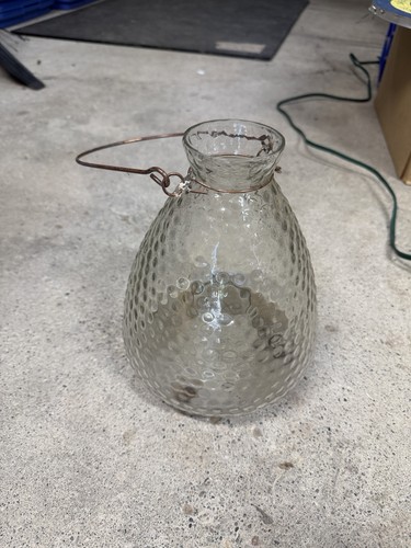 Antique glass wire - antique, hanger