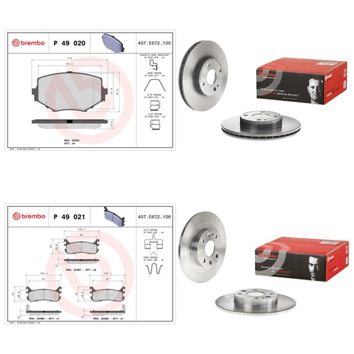 Brembo front rear brake - front,