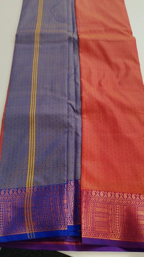 Indian mixed silk saree zari - silk,
