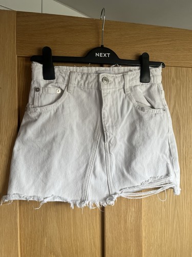 Zara women white denim - white,