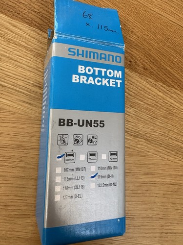 Shimano un55 bottom bracket - bottom,