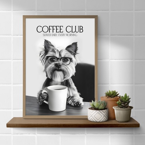 Yorkshire terrier coffee club - terrier,