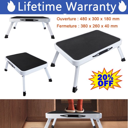 Foldable step ladder non slip - step,