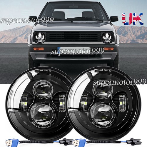 Pair inch round led - 7",