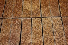 THUYA BURL bookmatched knife