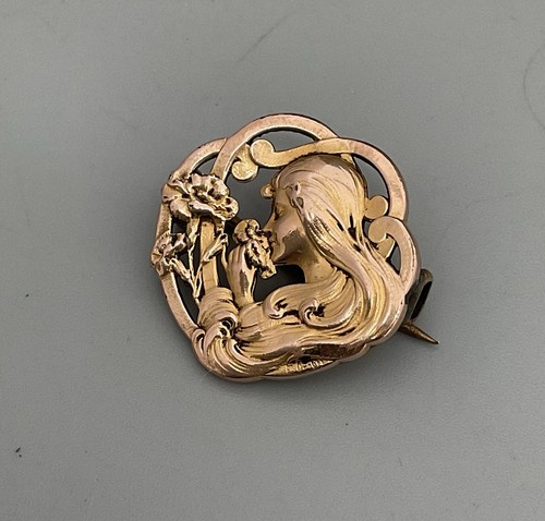 Gilt art nouveau - gilt,