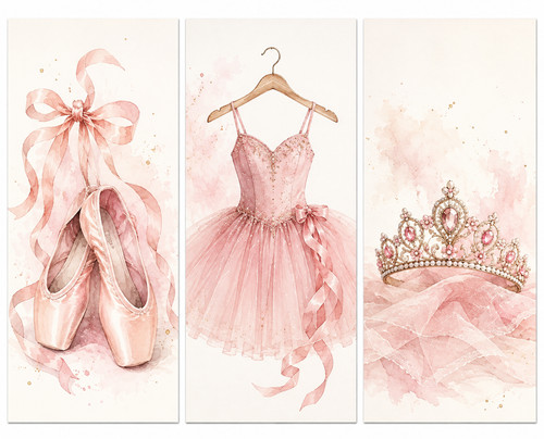 445 ballerina nursery prints - 445.,