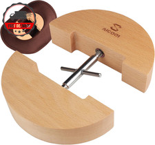 Hat Stretcher for Fitted Hats Durable European Beech with Heavy-Duty Buckle - Pe