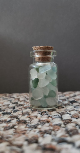 Mini sea glass - , bottles