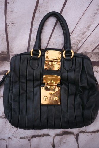 Miu black matelassé - miu,