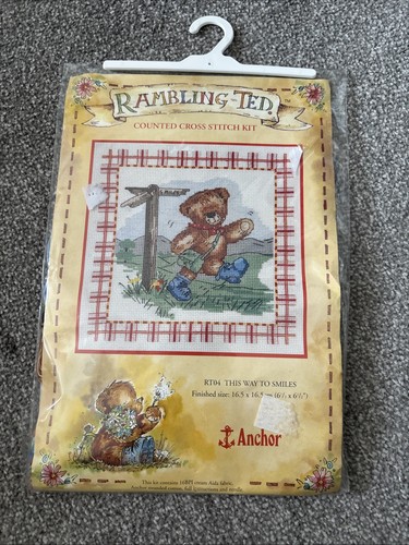 Anchor cross stich - cross,