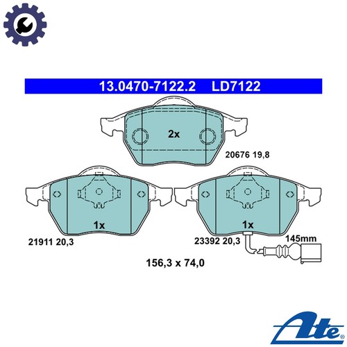 Brake pad set disc - pad,