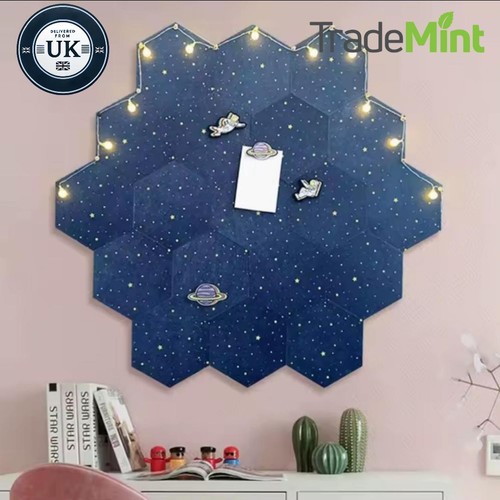 Hexagon felt pin - felt,