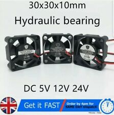 30x30x10mm 3010 5V, 12V, 24V Hydraulic Bearing Brushless DC 2 Pin Cooling Fan 