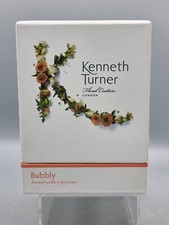 New In Gift Box 200g Kenneth Turner Scented Candle Made In UK - Bubbly
