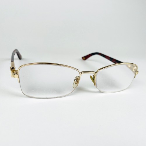 Versace eyeglasses gold - gold, half