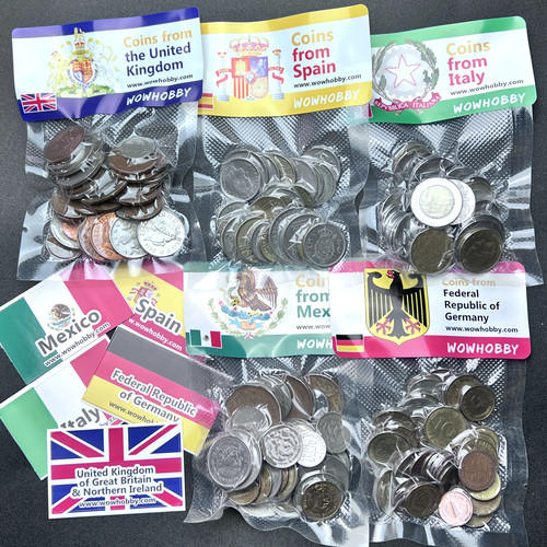 Lot foreign world coins - lot,