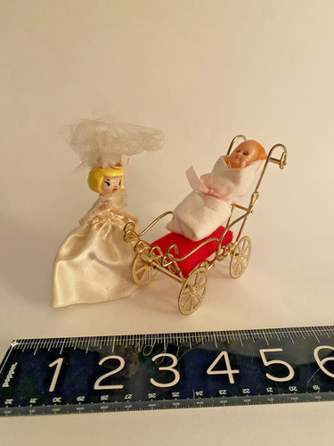 Miniature vintage doll - miniature,