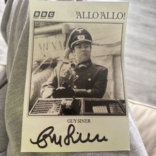 Guy Siner Autographed