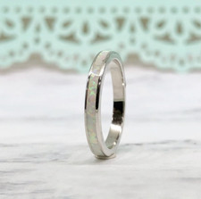 Silver White Fire Opal
