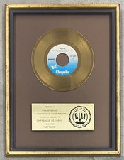 BLONDIE Rapture 1981 RIAA Gold