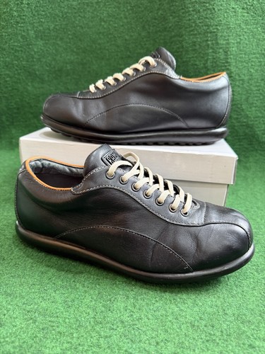 Camper pelotas black leather - black,