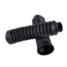 NEW 2 Pack Motorcycle Rubber Front Fork Dust Cover Shock Absorber Black