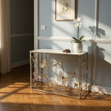 Gold butterfly console table - butterfly,