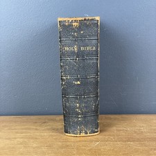 Black Leather 1901 Bible Old & New Testaments Oxford University Press