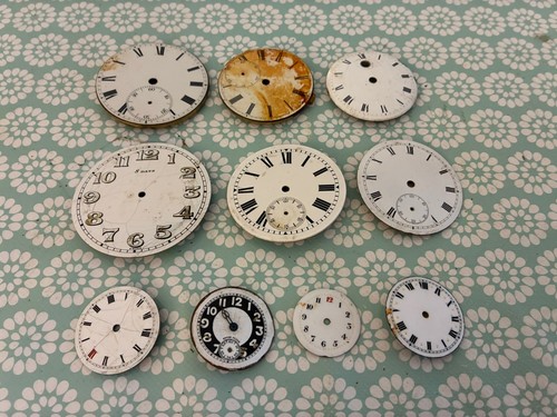 Antique enamel pocket watch - antique,