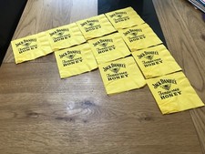  10 VERY RARE YELLOW   JACK DANIEL'S HONEY   PAPER TABLE KNAPKINS 