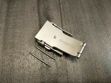 Double Buckle Stainless Steel 18mm 20mm Push Button Deployment Watch Clasp