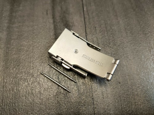 Double buckle stainless - double,