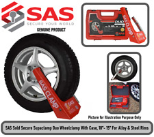 SAS Supaclamp Duo Wheelclamp With Case, 10"- 15? Alloy & Steel Rims Sold Secure