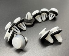 10 x Volvo Plastic Door Trim Panel Clips Fastener Card Washer Interior Rubber