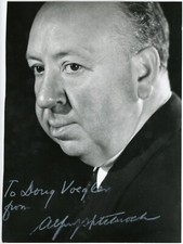 Alfred Hitchcock ~ Signed