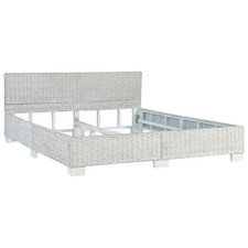 Bed Frame Natural Rattan