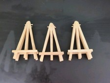6 X Mini Easel Wood For Wedding Centrepiece