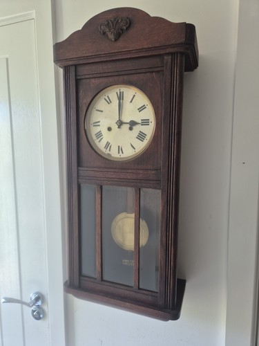 Oak junghans clock german - junghans,