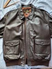 Aviation Leathercraft  USAAF A2 Leather Flying Jacket Brown 44 Long