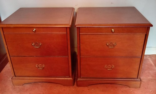 Stag minstrel bedside cabinets - minstrel,
