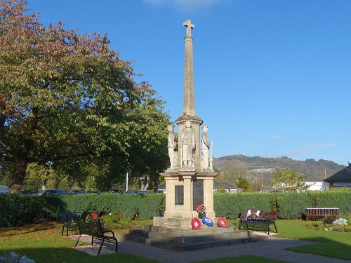 Photo 6x4 war memorial builth - war, memorial,