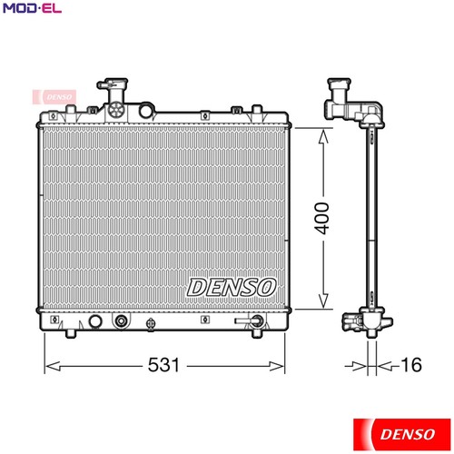 Radiator engine cooling - radiator,