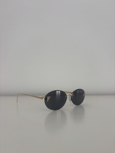 Gold and diamond sunglasses - gold,